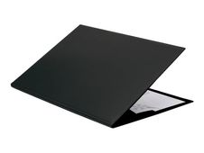 L'Agenda Moderne Satiny - Sous-main à rabat - 56 x 38 cm - noir - Quo Vadis