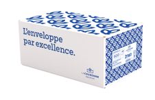 La Couronne -  500 Enveloppes C5 162 x 229 mm - 90 gr- fenêtre vitrex 45x100mm  blanc - bande auto-adhésive - Ouverture facile