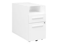 Caisson bout de bureau Yes! - L42XH71xP80 cm - blanc
