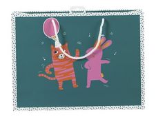 Clairefontaine Good Vibes - Sac cadeau shopping - 37,3 cm x 11,8 cm x 27,5 cm