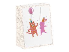 Clairefontaine - Sac cadeau - good vibes orange/rose - 26,5 cm x 14 cm x 33 cm