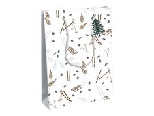 Clairefontaine - Sac cadeau - winter blanc - 26,5 cm x 14 cm x 33 cm
