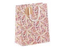 Clairefontaine - Sac cadeau - line art or/rose - 26,5 cm x 14 cm x 33 cm