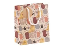 Clairefontaine - Sac cadeau - line art rose/terracotta - 21,5 cm x 10,2 cm x 25,3 cm