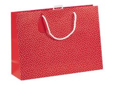 Clairefontaine - Sac cadeau - romance rouge - 37,3 cm x 11,8 cm x 27,5 cm