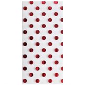 Clairefontaine - 3 feuilles de papier de soie - 50 x 70 cm - blanc/rouge