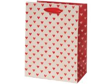 Legami - Sac cadeau - 11,5 cm x 19 cm x 25 cm - hearts