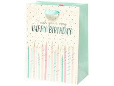 Legami - Sac cadeau moyen - 19 x 11,5 x 25 cm - candles
