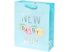 Legami - Sac cadeau - 11,5 cm x 26,5 cm x 32,5 cm - new baby boy
