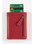 Porte-cartes + fermeture éclair Dakota - rouge - label M