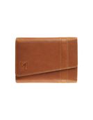 Porte-monnaie compact Florence - cognac - label M