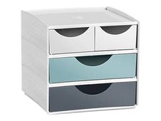 Riviera by CEP - Mini module de classement 2 petits et 2 grands tiroirs