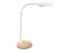CEP - lampe de bureau Flex - blanc et bois