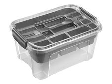 CEP - boîte de rangement - 13 L - gris