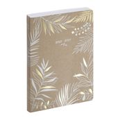 Agenda Kraft - 1 jour par page - 12 x 17 cm - feuilles - Exacompta