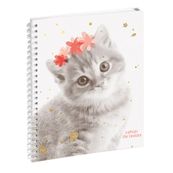 Cahier de textes Lovely - 17 x 22 cm - chat - Exacompta