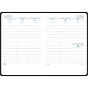 Recharge Agenda Grille SAS 13 - 1 semaine sur 2 pages - 9 x 13 cm - Exacompta