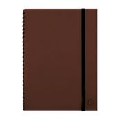 Agenda Carnet de Notes et de Projets Volga Exa-Pbook - 15 x 21 cm - marron - Exacompta