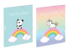 Viquel Pandicorn - Chemise à 3 rabats - A4 - disponible en différents coloris