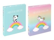 Viquel - classeur à anneaux personnalisable - A4 - pour 250 feuilles - licorne