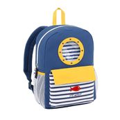 Sac à dos maternelle Ptit Matelot - 1 compartiment - bleu - Viquel