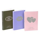 Agenda Glamour - 1 jour par page - 12 x 17 cm - 3 modèles disponibles - Viquel