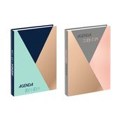 Agenda Color Block - 1 jour par page - 12 x 17 cm - 2 modèles disponibles - Viquel