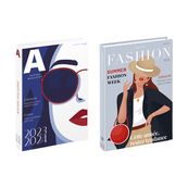 Agenda Magazine - 1 jour par page - 12 x 17 cm - bleu ou gris - Viquel