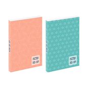 Agenda Art Déco - 1 jour par page - 12 x 17 cm - turquoise ou rose - Viquel