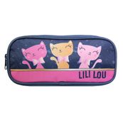 Trousse rectangulaire Lililou - 1 compartiment - noir - Bagtrotter
