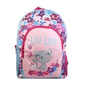 Sac à dos maternelle Lililou - 37 cm - 1 compartiment - rose - Bagtrotter