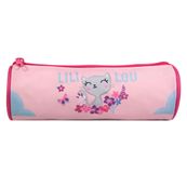 Trousse ronde Lililou - 1 compartiment - rose - Bagtrotter