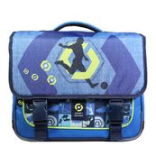 Cartable Ligue 1 - 38 cm - 2 compartiments - bleu - Bagtrotter