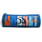 Trousse ronde Phileas Basket - 1 compartiment - bleu - Bagtrotter