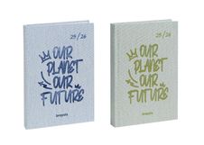 Agenda Toile Ocean - 1 jour par page - 12 x 17,5 cm - 2 couleurs disponibles - Brepols