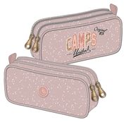 Trousse rectangulaire Camps Lovely - 2 compartiments - rose - Kid'Abord
