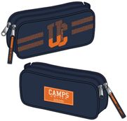 Trousse rectangulaire Camps Athleisure - 2 compartiments - bleu foncé - Kid'Abord