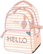 Sac à dos EttaVee Hello - 2 compartiments - rose clair - Kid'Abord