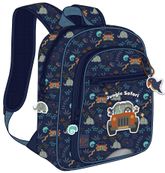 Sac à dos maternelle KIP Jungle - 1 compartiment - bleu - Kid'Abord