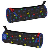 Trousse ronde KIP Game Zone - 1 compartiment - noir - Kid'Abord