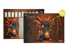 Bouchut - Sous-main Dragon Knight - 40,5 x 55 cm