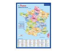 Bouchut - Fiche mémo France - 20,5 x 26,5 cm - double face