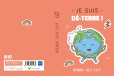 Agenda Fun - 1 jour par page - 12,5 x 17,5 cm - terre - Bouchut