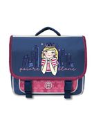 Cartable Poivre Blanc princesse 38 cm - 2 compartiments - bleu - Bagtrotter