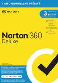 Norton Lefelock 360 deluxe 25Go de sauvegarde sécurisée sur le Cloud - Code d'activation envoyé par email valable pour 3 appareils pendant 1 an