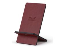 RHODIA - Socle pour téléphone portable - lie de vin