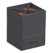 RHODIA Rhodiarama - Pot à crayons - titane - en polyuréthane