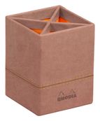 RHODIA Rhodiarama - Pot à crayons - bois de rose - en polyuréthane