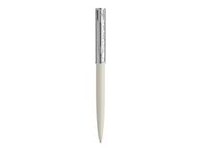 Waterman Allure Deluxe - Stylo à bille capuchon chromé - blanc
