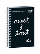 Agenda à spirale Ben - 1 jour par page - 12 x 17 cm - ouvert à tout - Quo Vadis